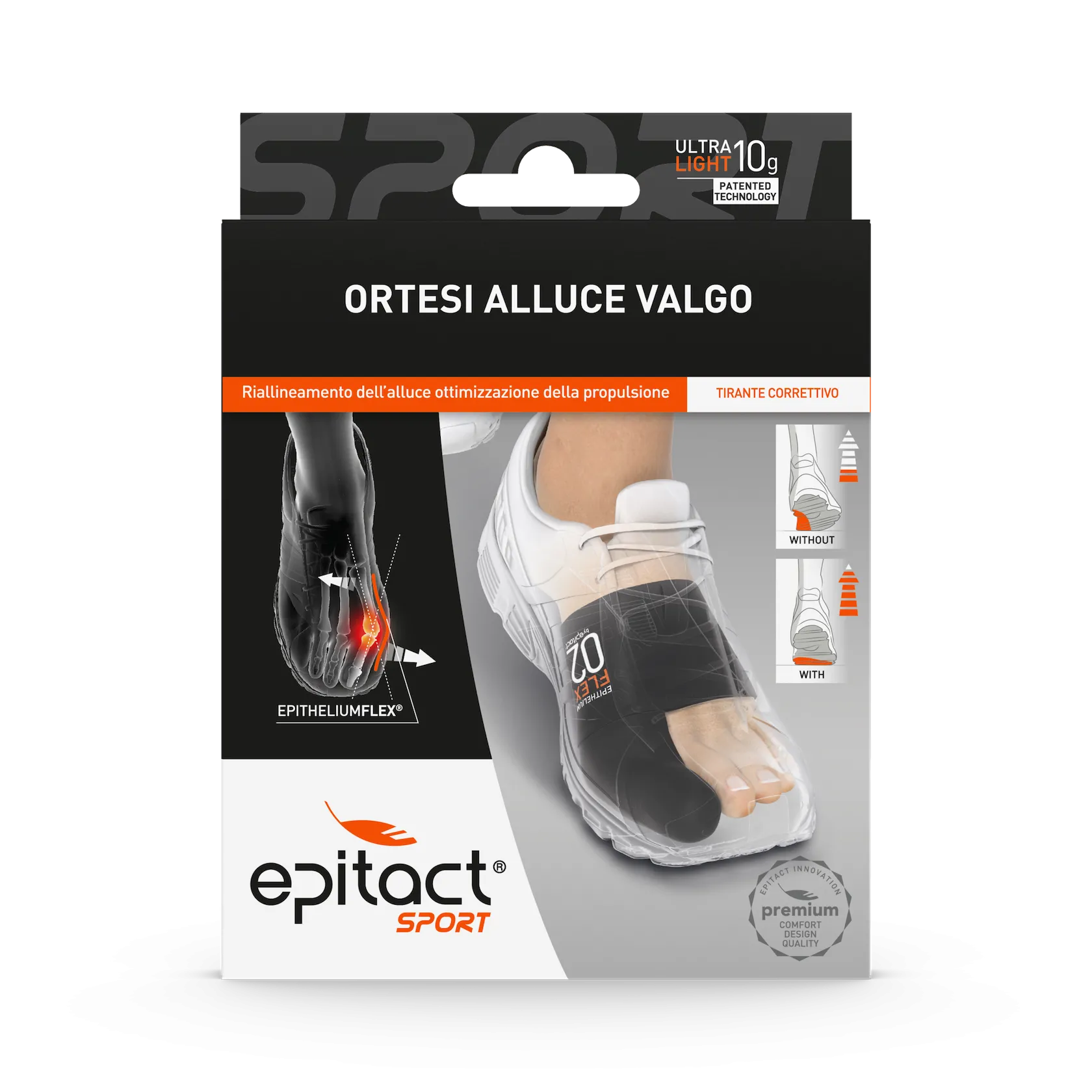 ORTESI CORRETTIVA ALLUCE VALGO SPORT