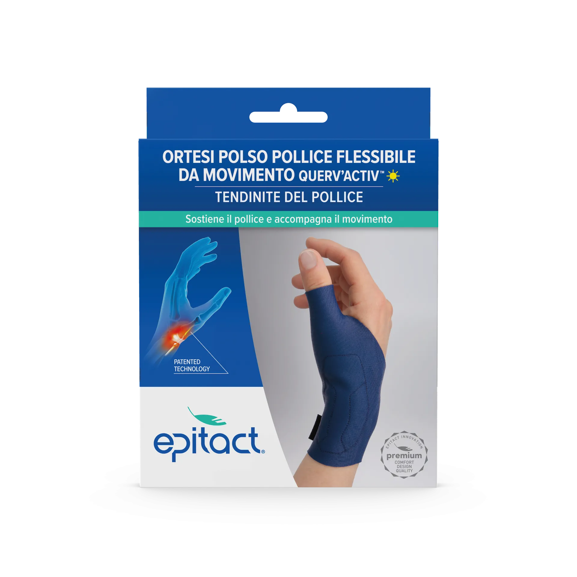 ORTESI POLSO-DITO POLLICE MORBIDA D’ATTIVITÀ QUERV’ACTIV™