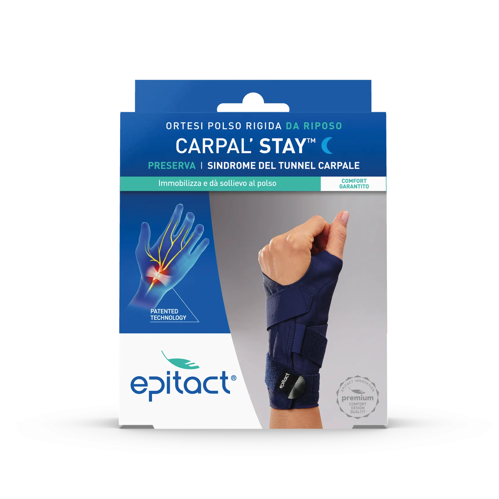 ORTESI POLSO RIGIDA DA RIPOSO CARPAL'STAY™