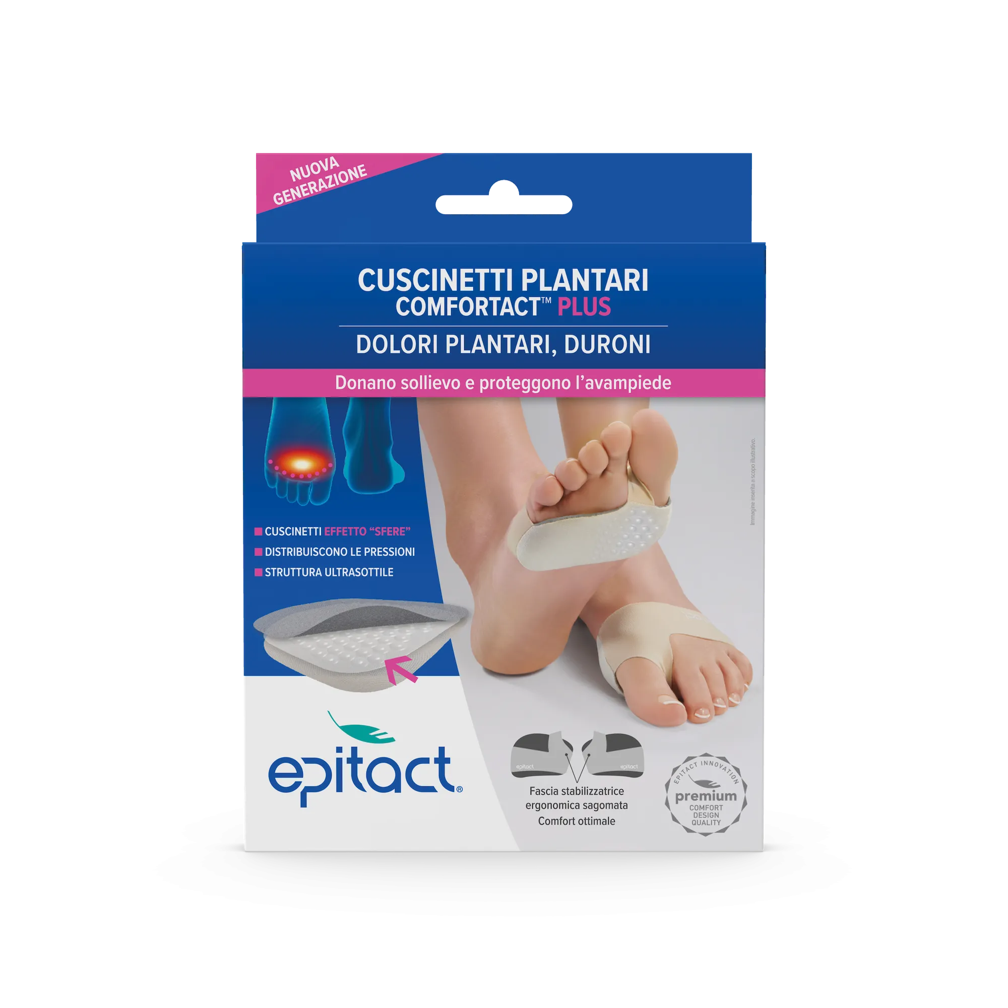 CUSCINETTI PLANTARI COMFORTACT™ PLUS