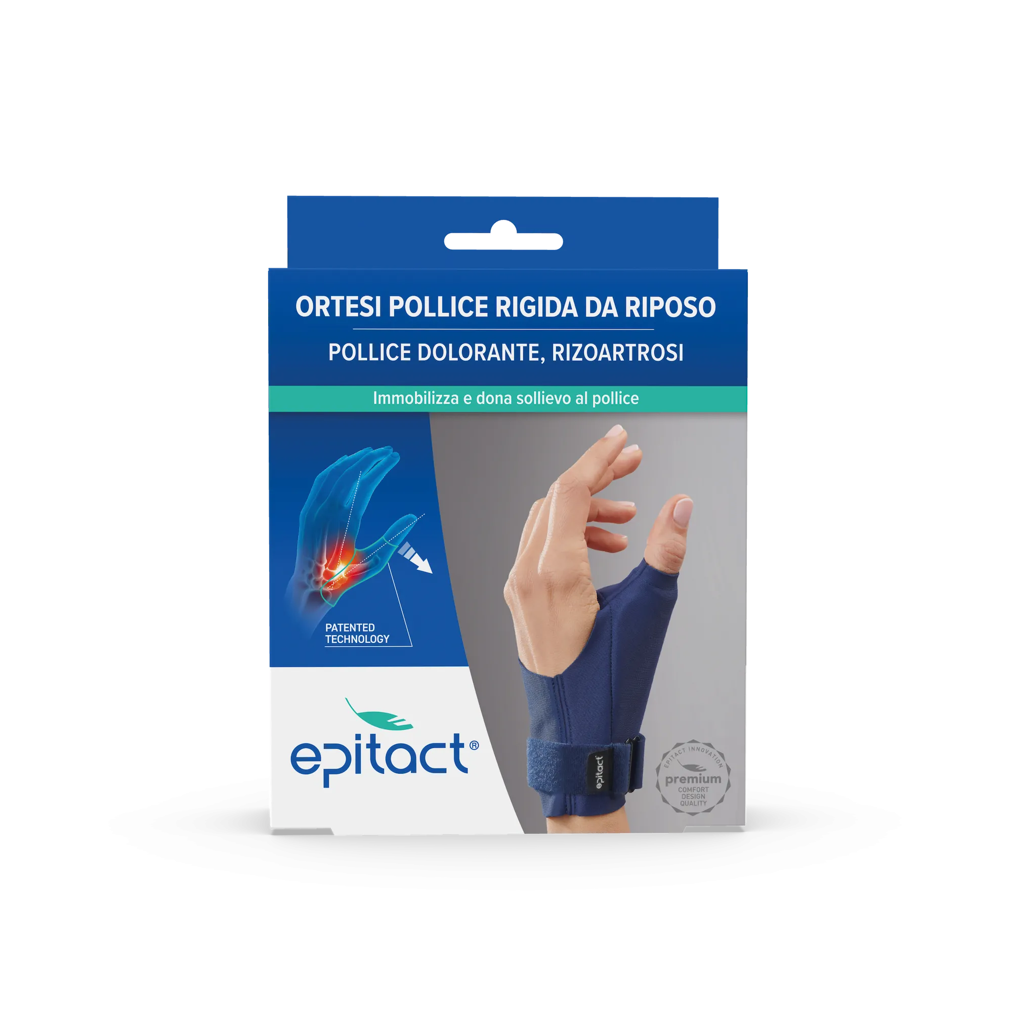 ORTESI POLLICE RIGIDA DA RIPOSO